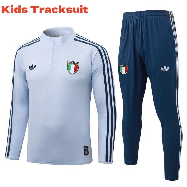 Kids Italy 26/27 Half-Zip Training Sweatshirt and Pants Set E26082