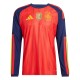 Player Version Spain 2026 Home Winners Long Sleeve Authentic Jersey