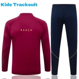 Kids Barcelona 26/27 Half-Zip Training Sweatshirt and Pants Set E26076