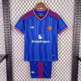 Kids MUFC 26/27 Away Jersey and Short Kit