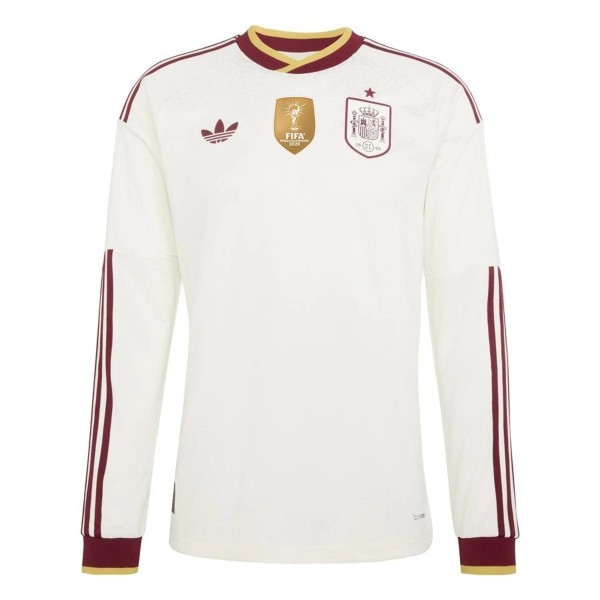 Player Version Spain 2026 Away Winners Long Sleeve Authentic Jersey