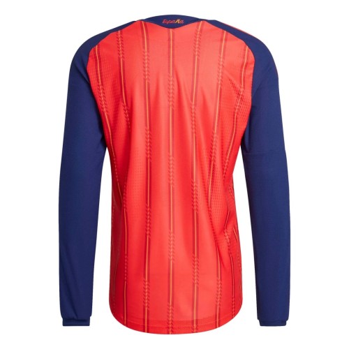 Player Version Spain 2026 Home Winners Long Sleeve Authentic Jersey