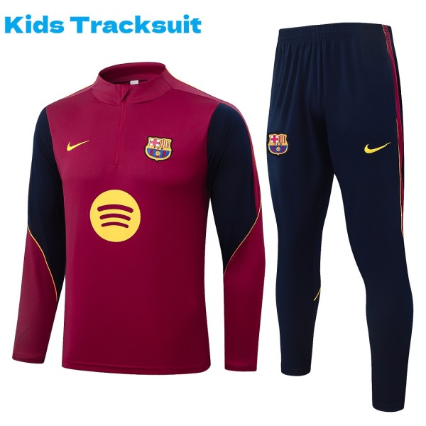 Kids Barcelona 26/27 Half-Zip Training Sweatshirt and Pants Set E26076