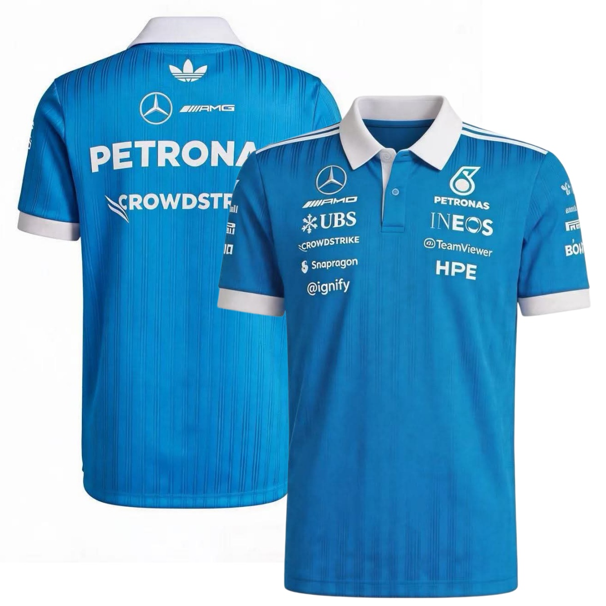 Mercedes AMG Petronas F1 2026 Team Authentic Driver Polo