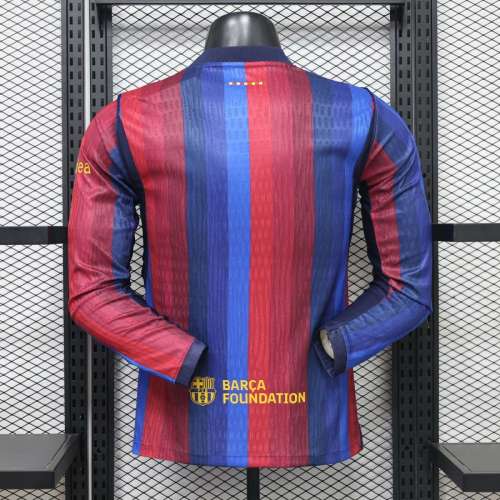 Player Version Barcelona 26/27 Home Long Sleeve Authentic Jersey