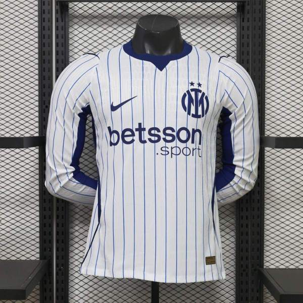 Player Version Inter 26/27 Away Long Sleeve Authentic Jersey