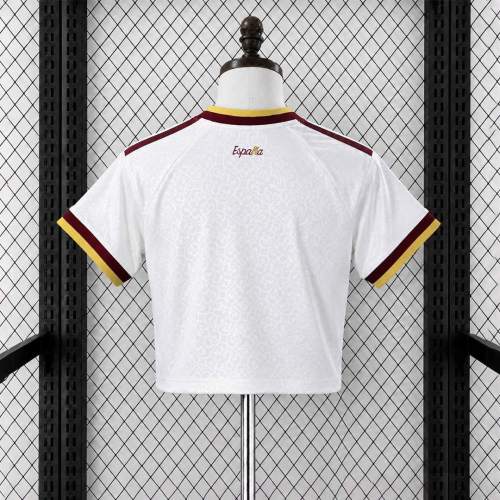 Thai Version Women's Spain 2026 Away Winners Cropped Jersey
