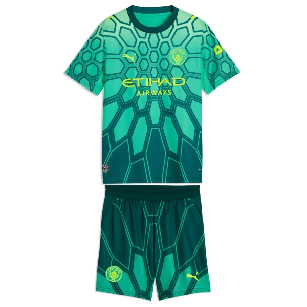Kids MCFC 26/27 Goalkeeper Jersey and Short Kit