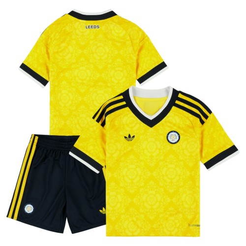 Kids Leeds United 26/27 Away Jersey and Short Kit