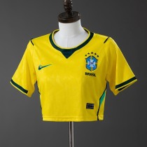 Women's Brazil 2026 Home Cropped Jersey