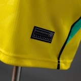 Women's Brazil 2026 Home Cropped Jersey