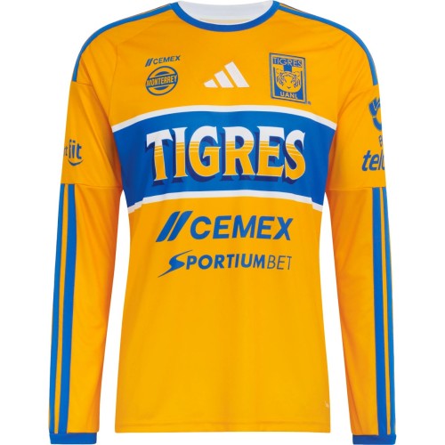 Thai Version Tigres UANL 26/27 Home Long Sleeve Jersey
