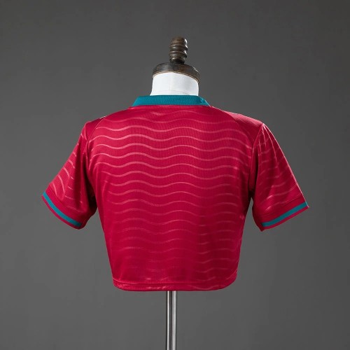 Women's Portugal 2026 Home Cropped Jersey