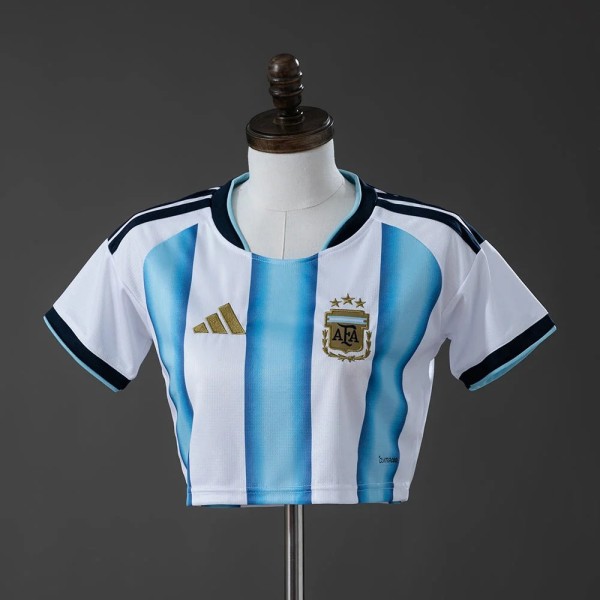 Women's Argentina 2026 Home Cropped Jersey