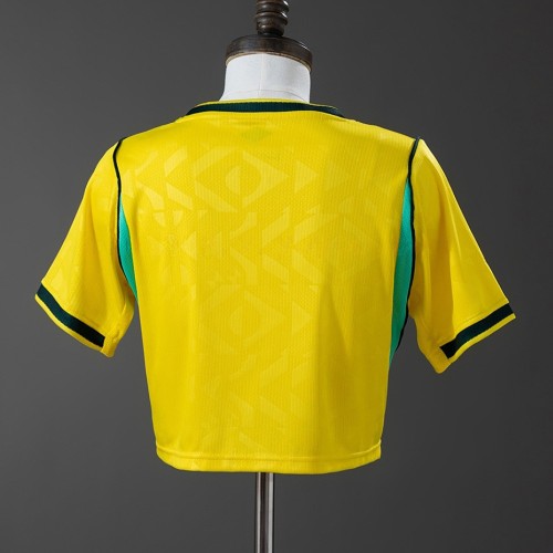 Women's Brazil 2026 Home Cropped Jersey