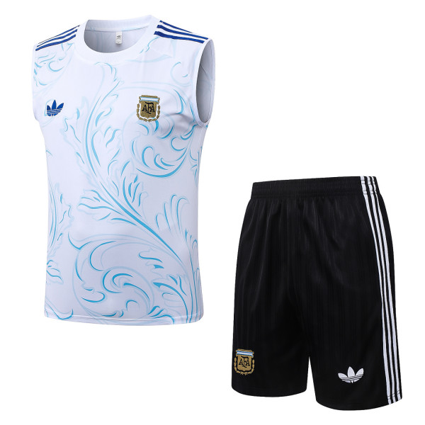 Argentina 26/27 Sleeveless Jersey and Shorts Set D26048 - PM