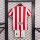 Kids Sporting Gijón 26/27 Home Jersey and Short Kit