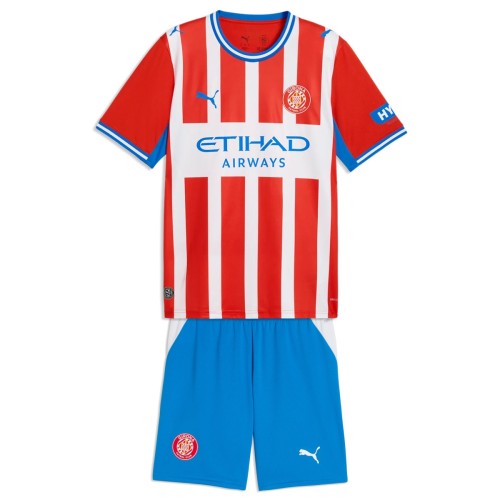 Kids Girona FC 26/27 Home Jersey and Short Kit