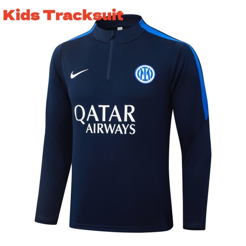 Kids Inter Milan 26/27 Half-Zip Training Sweatshirt and Pants Set E26097