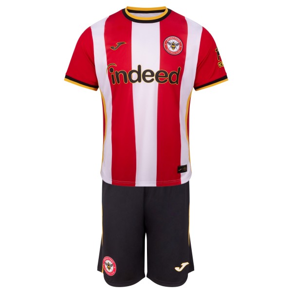 Kids Brentford 26/28 Home Jersey and Short Kit