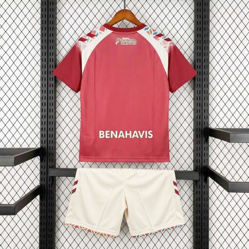 Kids Malaga CF 26/27 Away Jersey and Short Kit