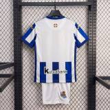 Kids Real Sociedad 26/27 Home Jersey and Short Kit
