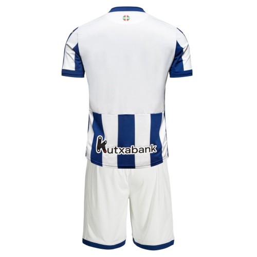 Kids Real Sociedad 26/27 Home Jersey and Short Kit