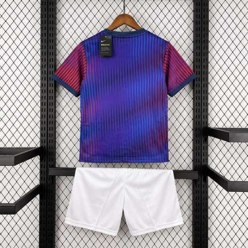 Kids PSG 26/27 Pre-Match Jersey and Short Kit