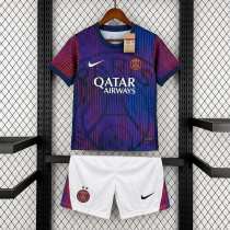 Kids PSG 26/27 Pre-Match Jersey and Short Kit
