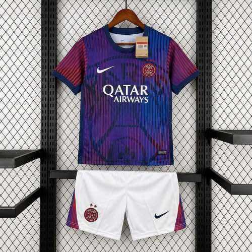 Kids PSG 26/27 Pre-Match Jersey and Short Kit