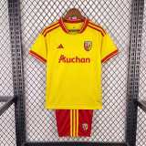 Kids RC Lens 26/27 Home Jersey and Short Kit