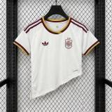Thai Version Women's Spain 2026 Away Winners Cropped Jersey
