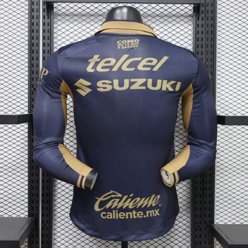 Player Version Pumas UNAM 26/27 Home Long Sleeve Authentic Jersey