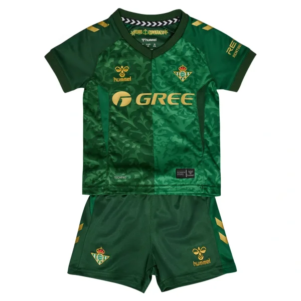 Kids Real Betis 26/27 Away Jersey and Short Kit