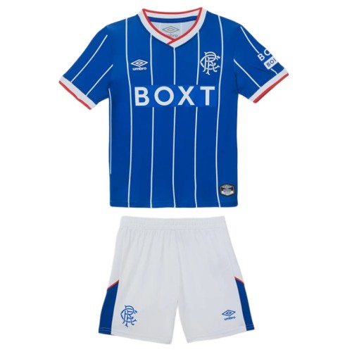 Kids Rangers 26/27 Home Jersey and Short Kit