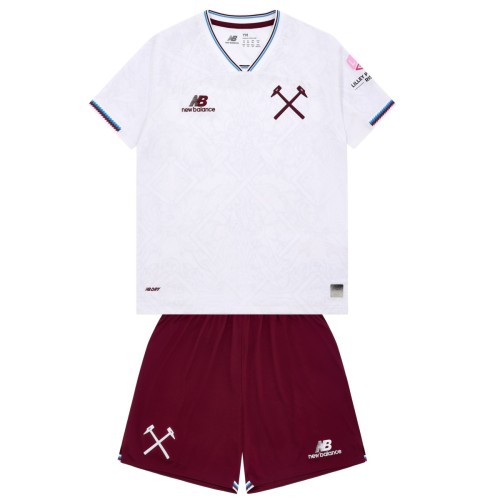 Kids WHUFC 26/27 Away Jersey and Short Kit