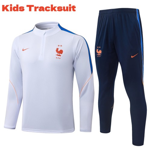 Kids France 26/27 Half-Zip Training Sweatshirt and Pants Set E26112