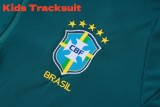 Kids Brazil 26/27 Half-Zip Training Sweatshirt and Pants Set E26104