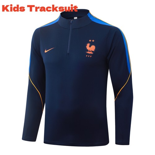 Kids France 26/27 Half-Zip Training Sweatshirt and Pants Set E26113