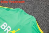 Kids Brazil 26/27 Half-Zip Training Sweatshirt and Pants Set E26121