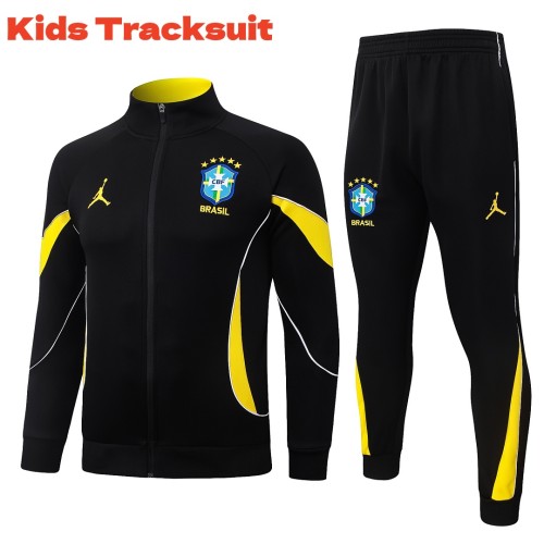 Kids Brazil 26/27 Training Jacket and Pants Set E26119