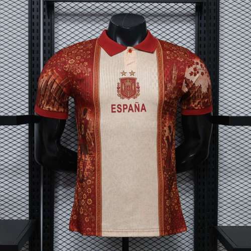 Player Version Spain 2026 Special Authentic Jersey - 2 Stars