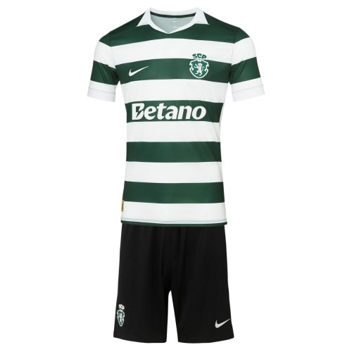 Kids Sporting CP 26/27 Home Jersey and Short kit