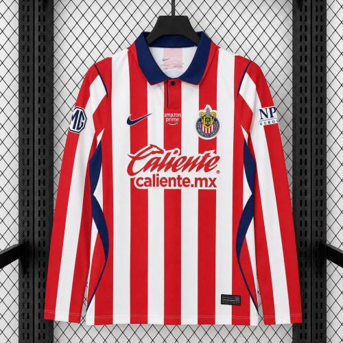 Thai Version Chivas 26/27 Home Long Sleeve Jersey