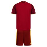 Kids AS Roma 26/27 Home Jersey and Short Kit