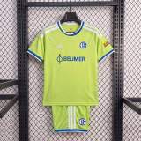 Kids Schalke 04 26/27 Third Jersey and Short Kit