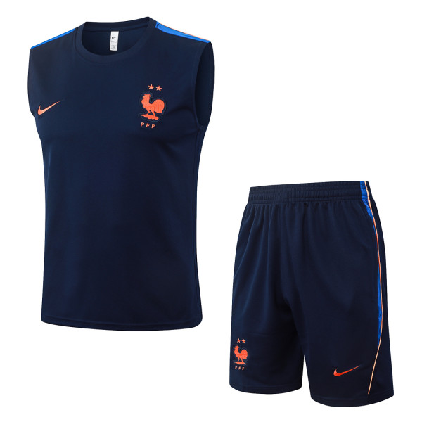 France 26/27 Sleeveless Jersey and Shorts Set D26073