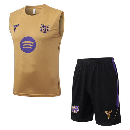Barcelona 26/27 Sleeveless Jersey and Shorts Set - D26078