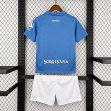 Kids SSC Napoli 26/27 Home Jersey and Short Kit