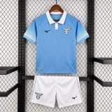 Kids SS Lazio 26/27 Home Jersey and Short Kit